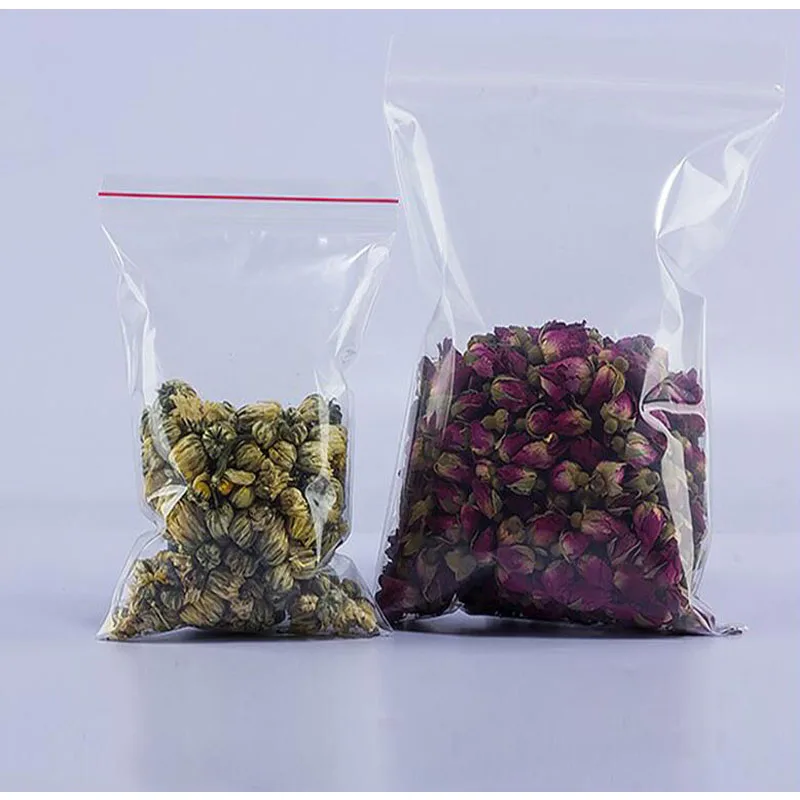 100 прозрачные молнии Многоразовые Ювелирные изделия/конфеты/закуски/кухонный