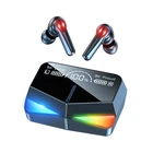 Игровая Bluetooth-гарнитура Tws M28 с цифровым дисплеем, беспроводная Спортивная стереогарнитура со светодиодной подсветкой и шумоподавлением