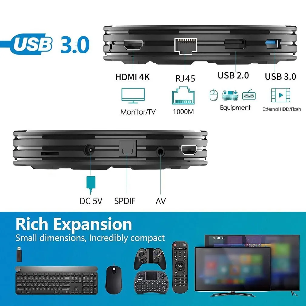 

Android 9.0 HK1 X3 1000M Smart TV Box Amlogic S905X3 8K 4GB+32GB 2.4G&5G Wifi 4K Media Player TV Box PK X96 AIR IP