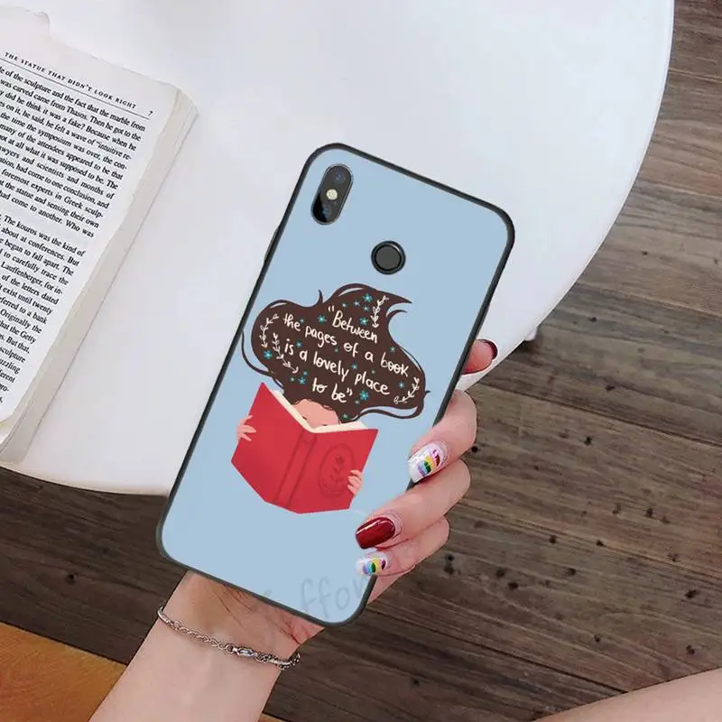 

Books Pile Library Reading Phone Cases For Xiaomi Redmi note 7 8 9 t k30 max3 9 s 10 pro lite