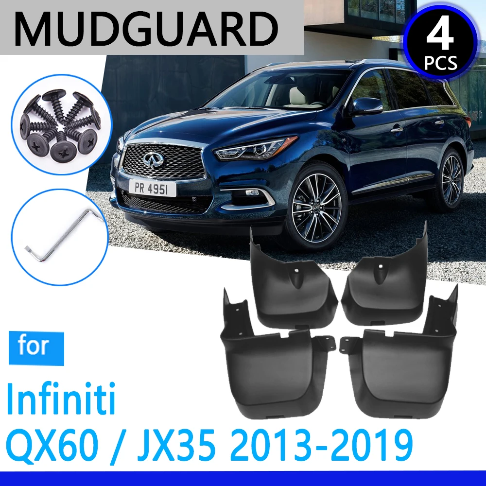 Брызговики подходят для Infiniti JX35 QX60 2013 ~ 2019 2014 2015 2016 2017 2018 автомобильные аксессуары