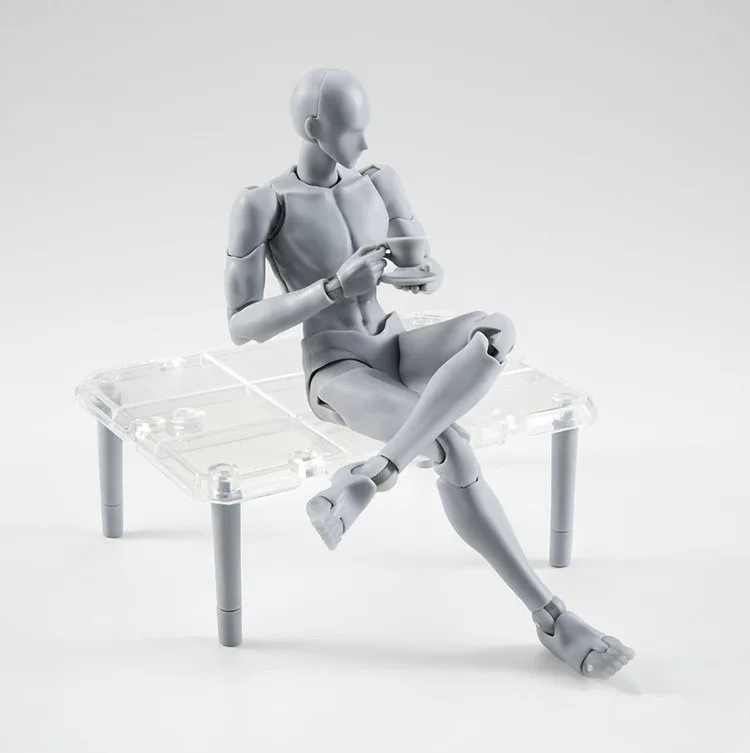 SHF BODY KUN/BODY CHAN аниме Archetype серый цвет Ver. Black ПВХ фигурка Коллекционная модель