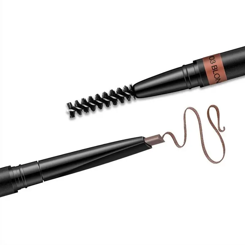 Карандаш для бровей водонепроницаемая косметика ручка с коричневой