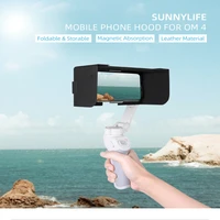 lingmo om4 mobile phone hood foldable anti reflective sunshade sun cover handheld pantilt camera accessories