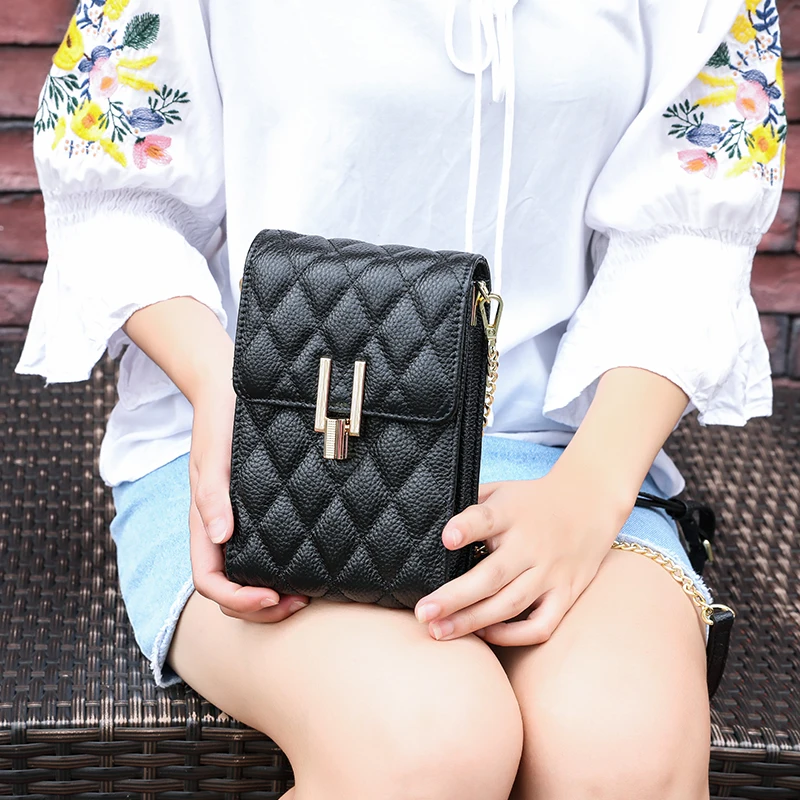 Сумка Wmnuo для сотового телефона с защитой от излучения мессенджер замком и