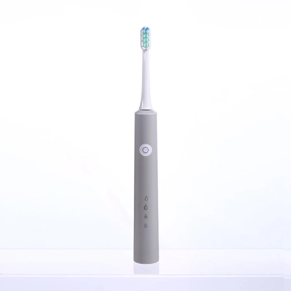 USB Rechargeable Electric Toothbrush Sonic Wave Rechargeable Top Quality Smart Chip Toothbrush Head Replaceable Whitening Health