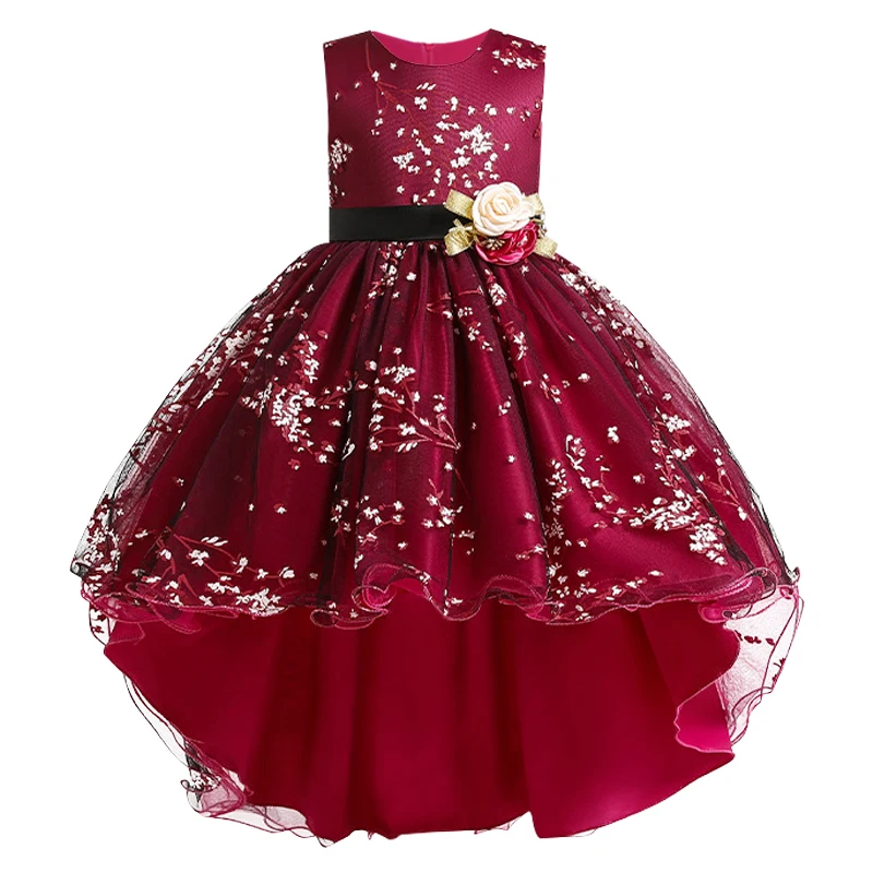 Платье для девочек с вышивкой без рукавов на Рождество | Детская одежда и обувь