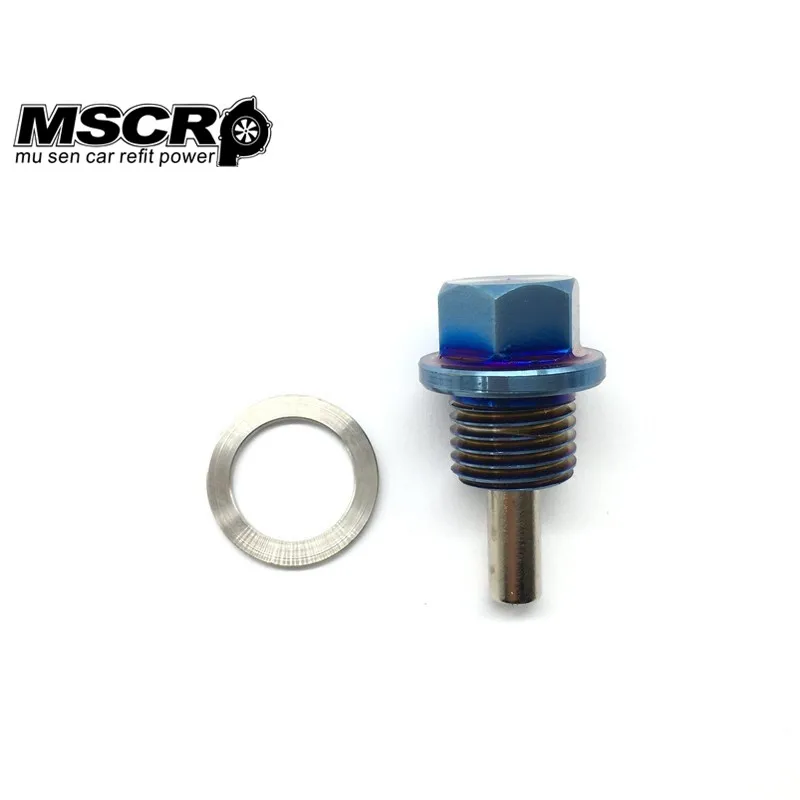 Магнитная дренажная масляная пробка из титанового сплава M14 * 1 5 подходит для Suzuki