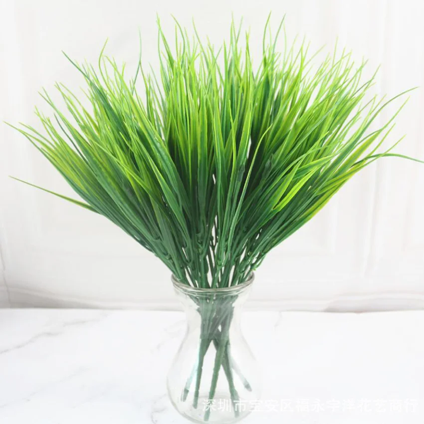 Искусственный Пластик 1 шт. 7 веток трава искусственный цветок для свадьбы