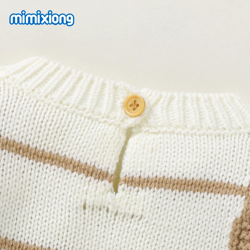 Baby Rompers Knitted Newborn Boys Girls Long Sleeve Jumpsuits Outfits Autumn Winter Casual Infant Unisex Outerwear Clothes 0-18m | Детская
