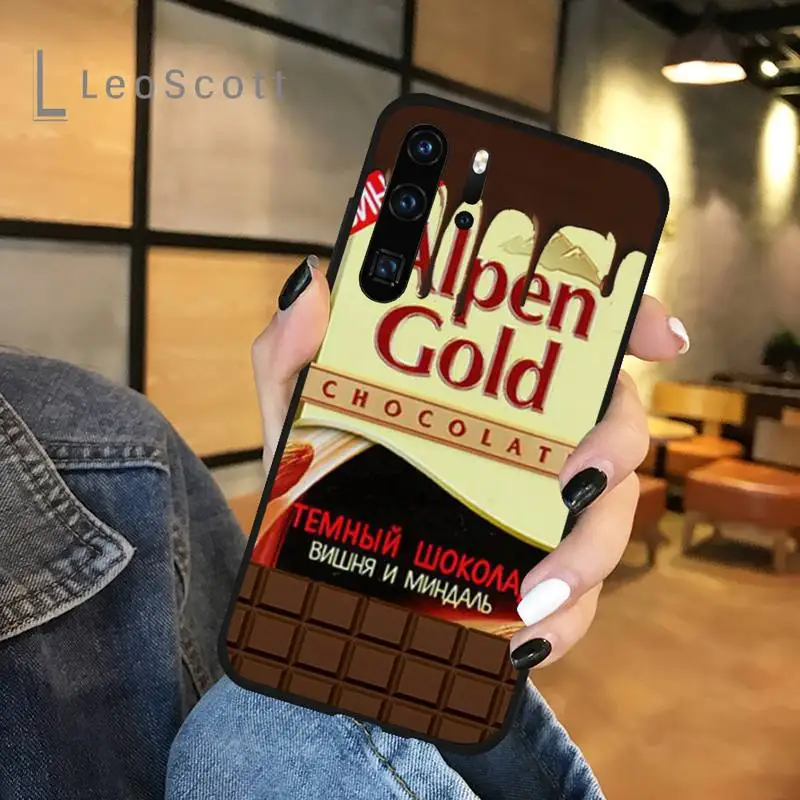 

Russian chocolate food Phone Case For Huawei honor Mate P 9 10 20 30 40 Pro 10i 7 8 a x Lite nova 5t