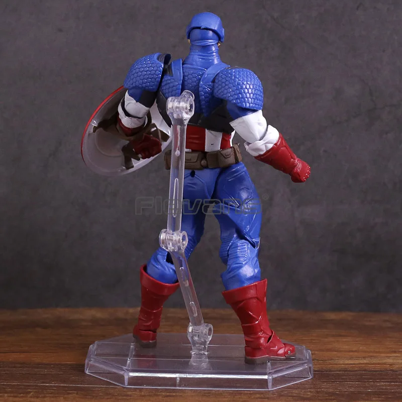 Экшн фигурка из ПВХ серии револьтеч № 007 Капитан Америка Коллекционная модель