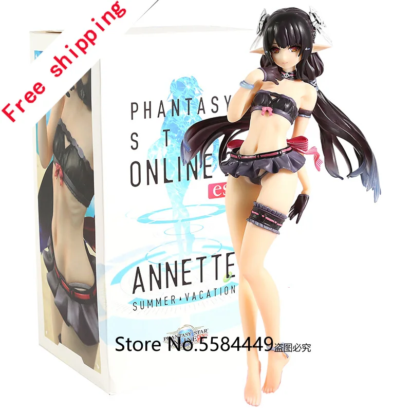 24 см Phantasy Star Online 2 es Annette летние каникулы пвх фигурка коллекционная модель
