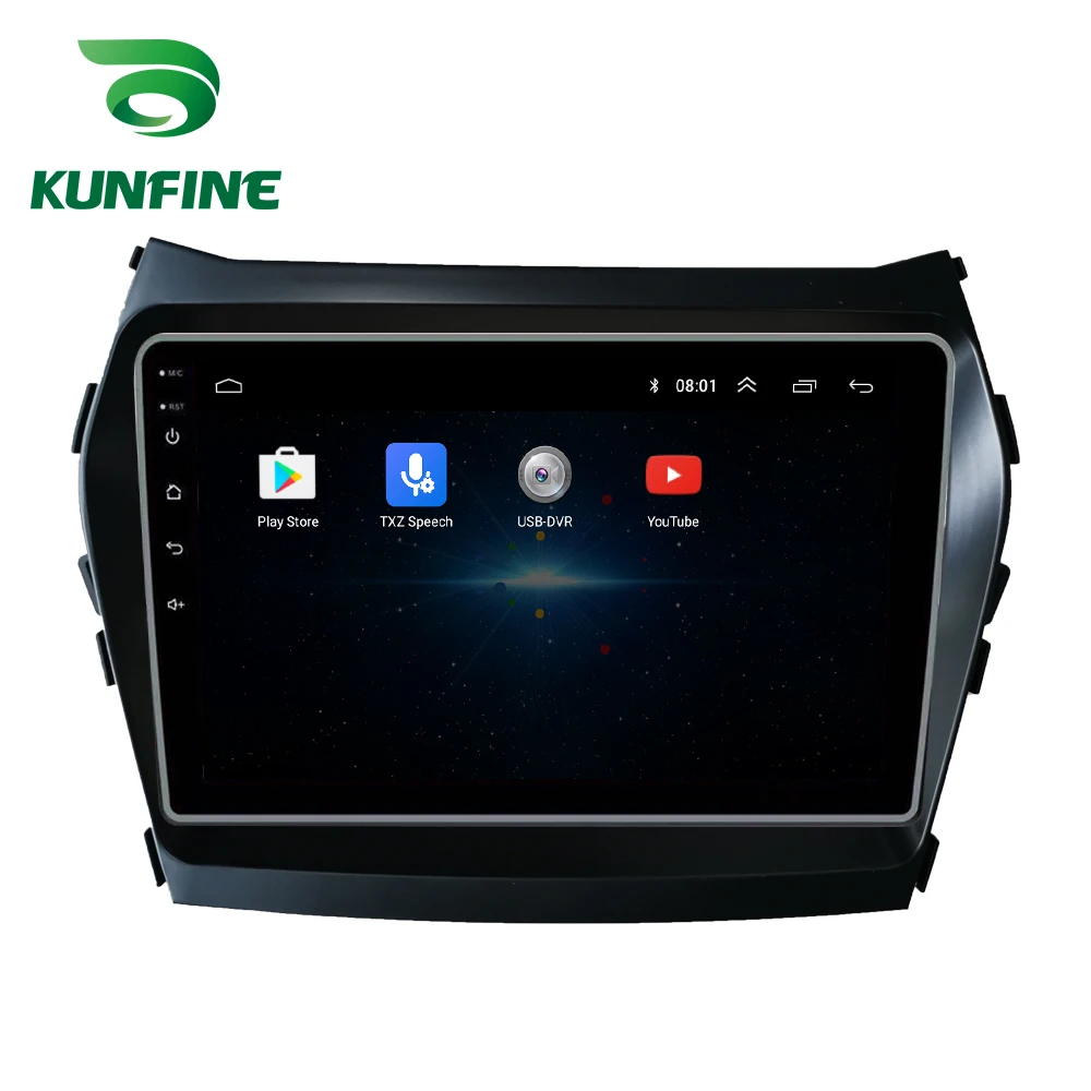 Автомобильный стерео для Hyundai IX45 Santa fe 2012 2016 2.0L Восьмиядерный 1024*600 Android 10 0