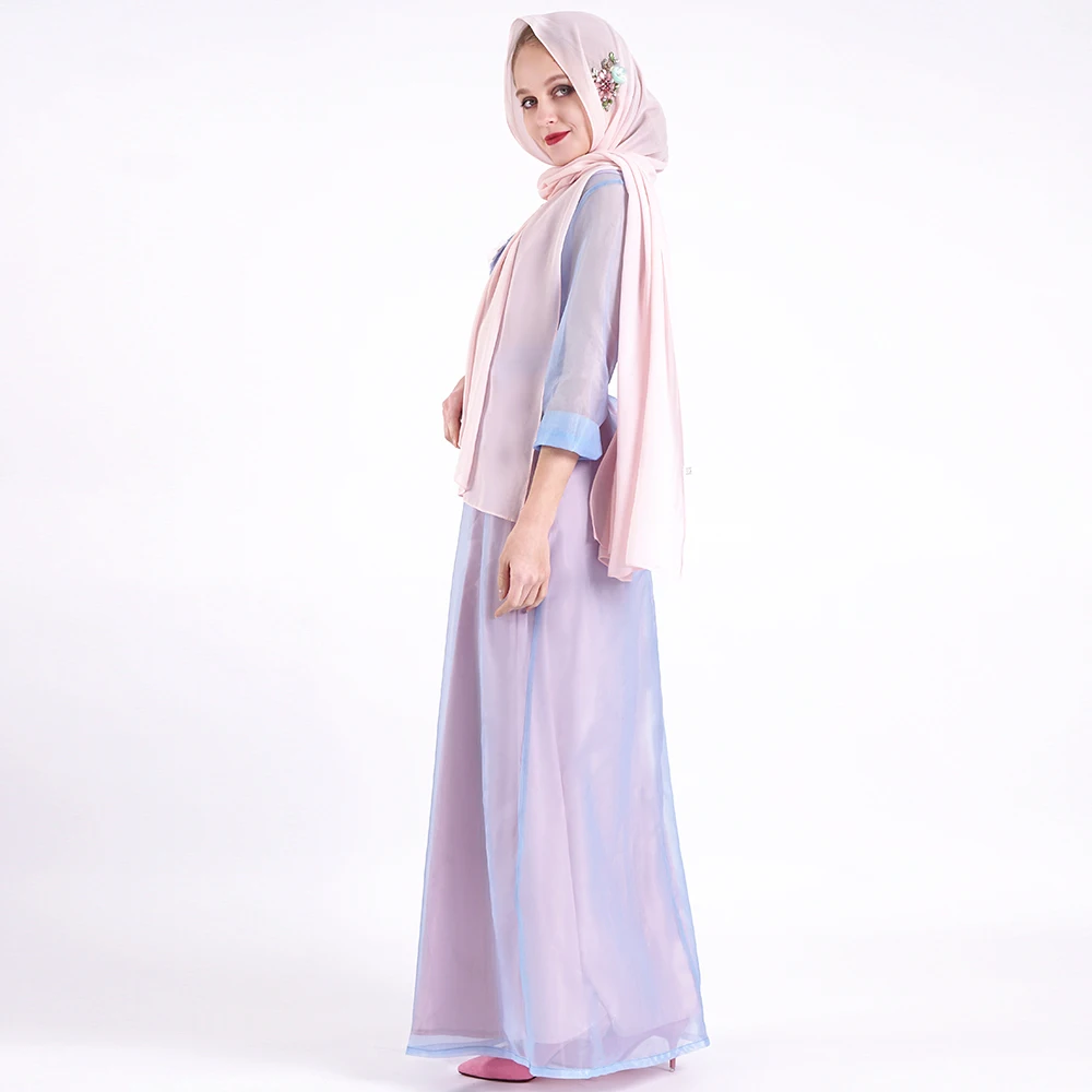 Фиолетовый Кафтан Дубай Abaya хиджаб мусульманское вечернее платье турецкие