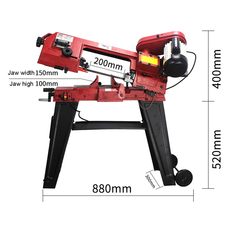 Ленточная пила для металла 220 В 750 Вт|sawing machine|machine frozenmachine saw |