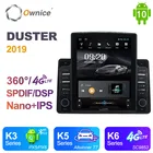 Вертикальный автомобильный радиоприемник 2DIN, Android 10,0, для Renault DUSTER 2019, SPDIF, в стиле Tesla