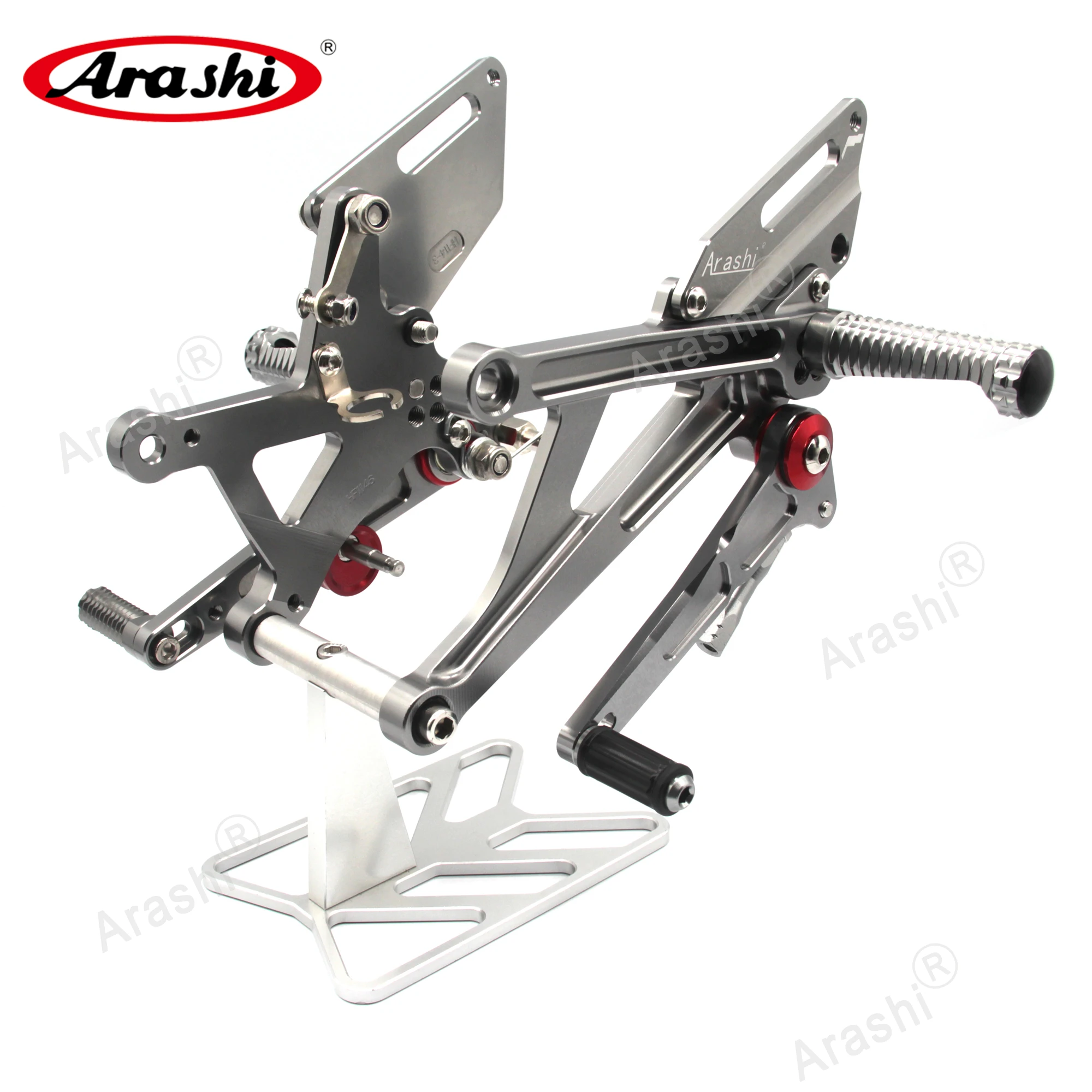 

Arashi For KAWASAKI Ninja H2 H2R 2016-2021 QS CNC Adjustable Footrest 2016 2017 2018 2019 2020 2021 Foot Pegs Rearset Footpeg