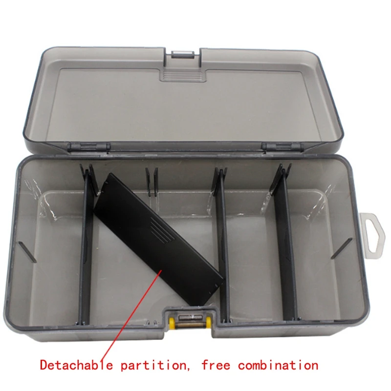 

Double Layer Fishing Tackle Box Lures Bait Storage Case Organizer Container Organizer Container Accessories