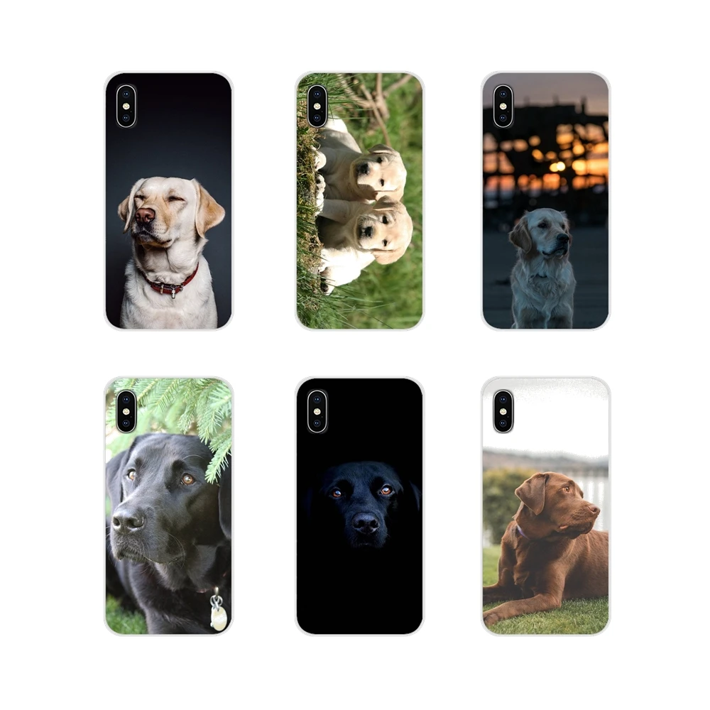 Аксессуары чехлы для телефонов забавная Лабрадор собака Samsung Galaxy S3 S4 S5 Mini S6 S7 Edge S8