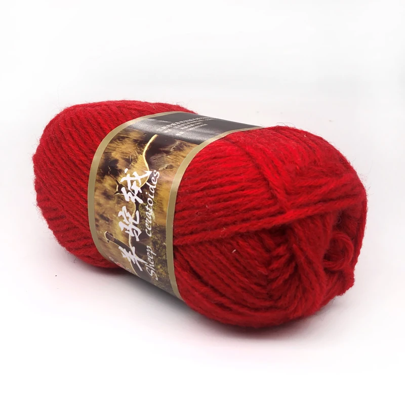 100 г/шар Высококачественная шерстяная Мериносовая пряжа для ручного вязания