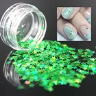 1 шт., зеленый блестящий Гель-лак для ногтей