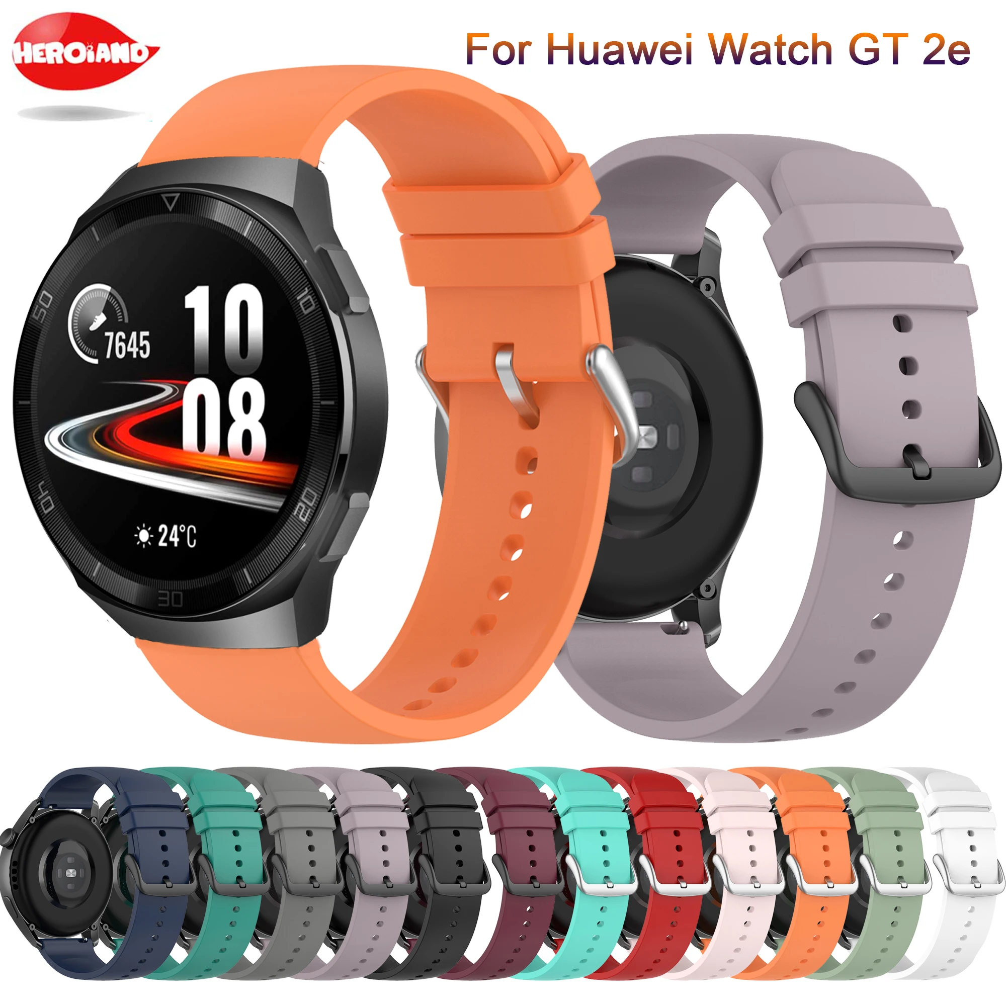 

Bracelet Band 22MM For huawei watch gt 2e /GT 1 / GT2 46MM smartwatch Replacement Silicone Watchstrap For Huawei Watch 2 pro New