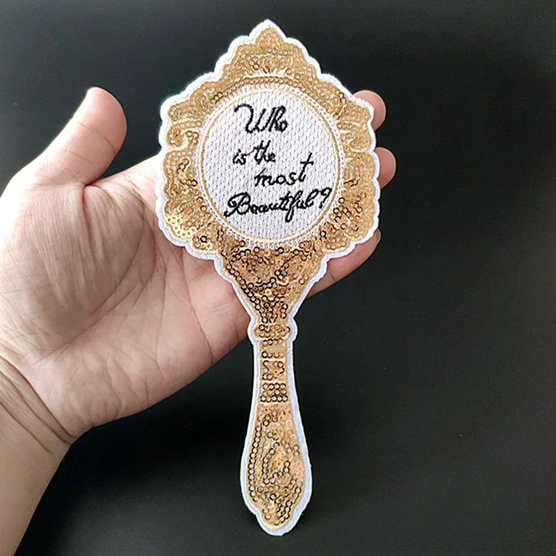 Женская рубашка Топ Сделай Сам 200 мм зеркальные буквы золотые блестки надпись Deal