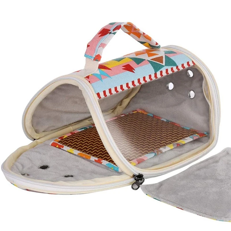 

Bird Carrier Parrot Hamster Travel Bag Breathable Cockatiel Conure Outgoing Bag Chinchilla Ferret Carrying Bag
