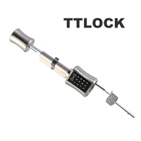 ttlock smart lock cylinder lock wifi electronic door lock with ttlock gateway keypad rfid card keyless wireless lock for eu lock