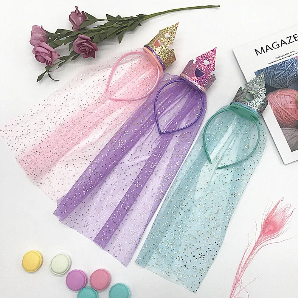 Новинка милый детский подарок на день рождения Детская повязка для волос девочек