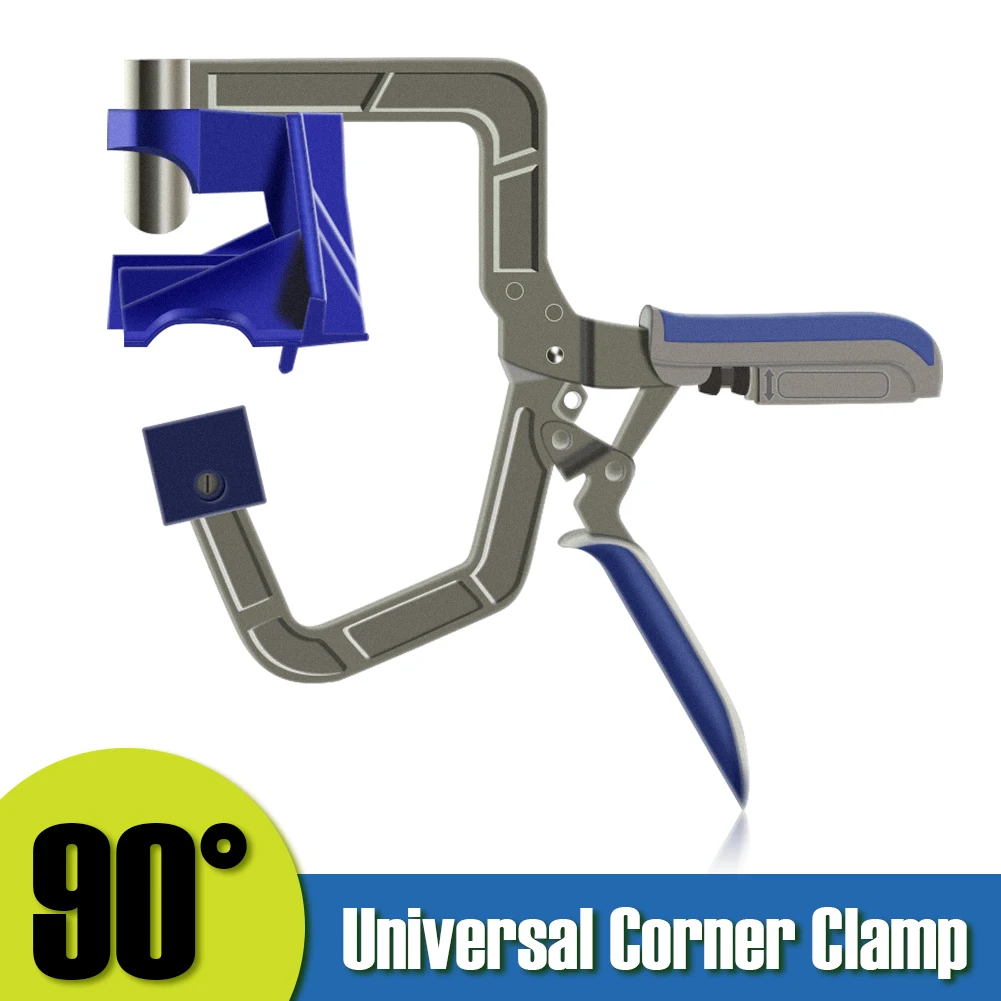 

90 Â° Corner Clamp, Auto-Adjustable Corner Clamp Vise for Woodworking Photo Framing,Engineering Welding Carpenter Photo Framing