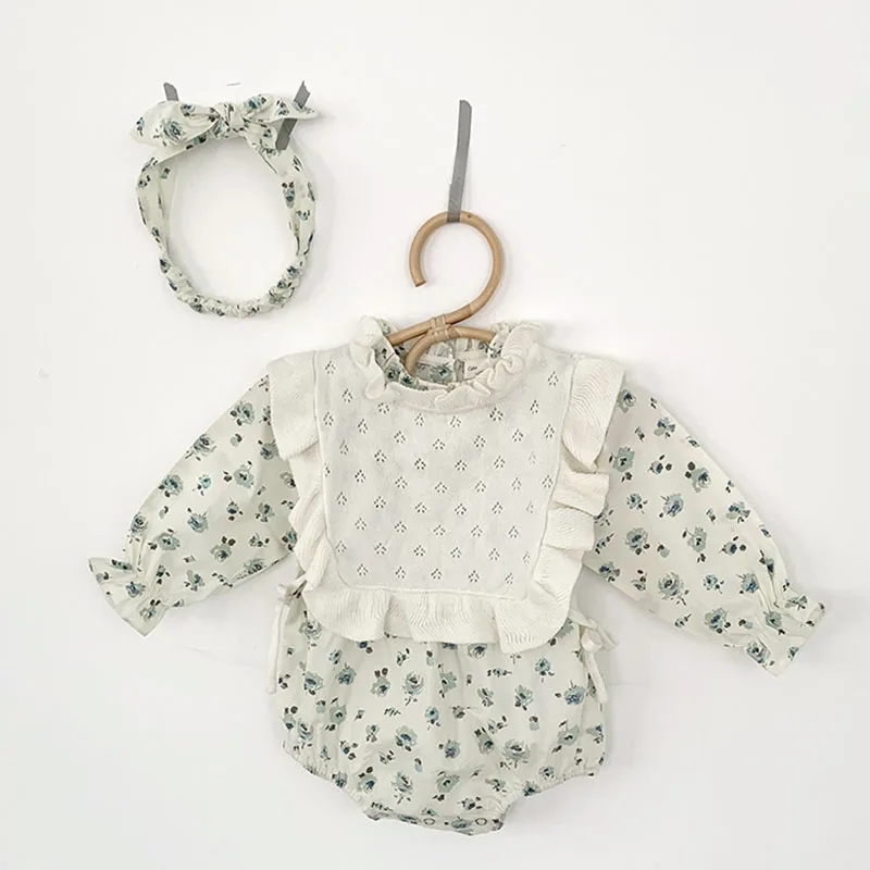 

MILANCEL 2021 Baby Clothes Ruffle Knitted Vest O-neck Sleeves Toddler Knitwear