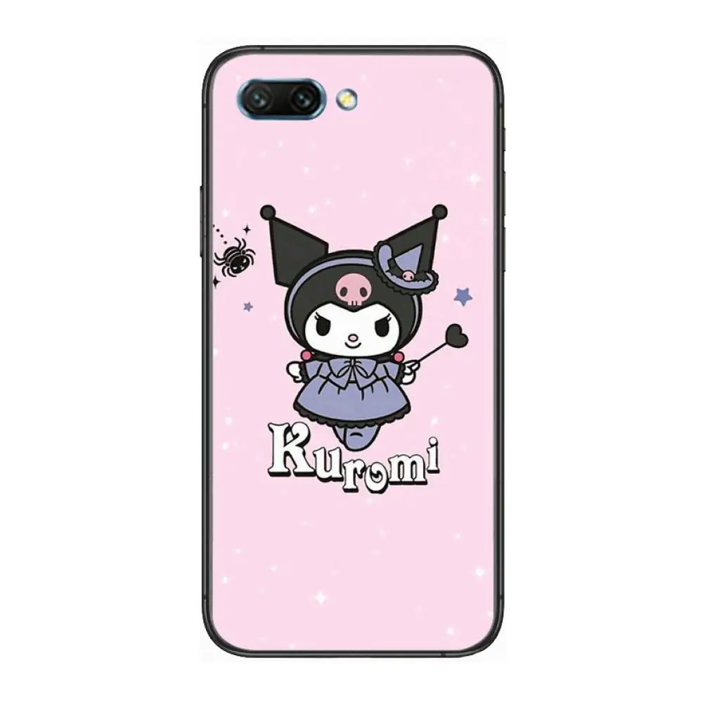 

Cute Kuromis Case clear Phone Case For Huawei Honor 10 9 8 7 N Pro Lite A C RU Black Etui Coque Hoesjes comic fashion