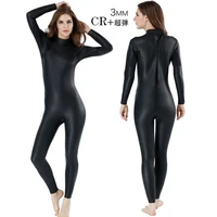 3mm women pu waterproof one piece scr swim surfing winter warm neoprene diving suit spearfishing snorkeling underwater wetsuit