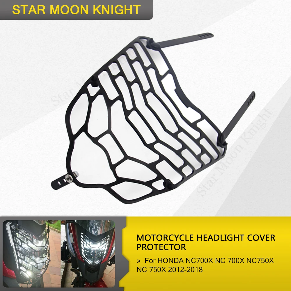 

Для HONDA NC700X NC 700X NC750X NC 750X 2012-2018 мотоциклетный передний головной светильник решетка объектива Защитная крышка