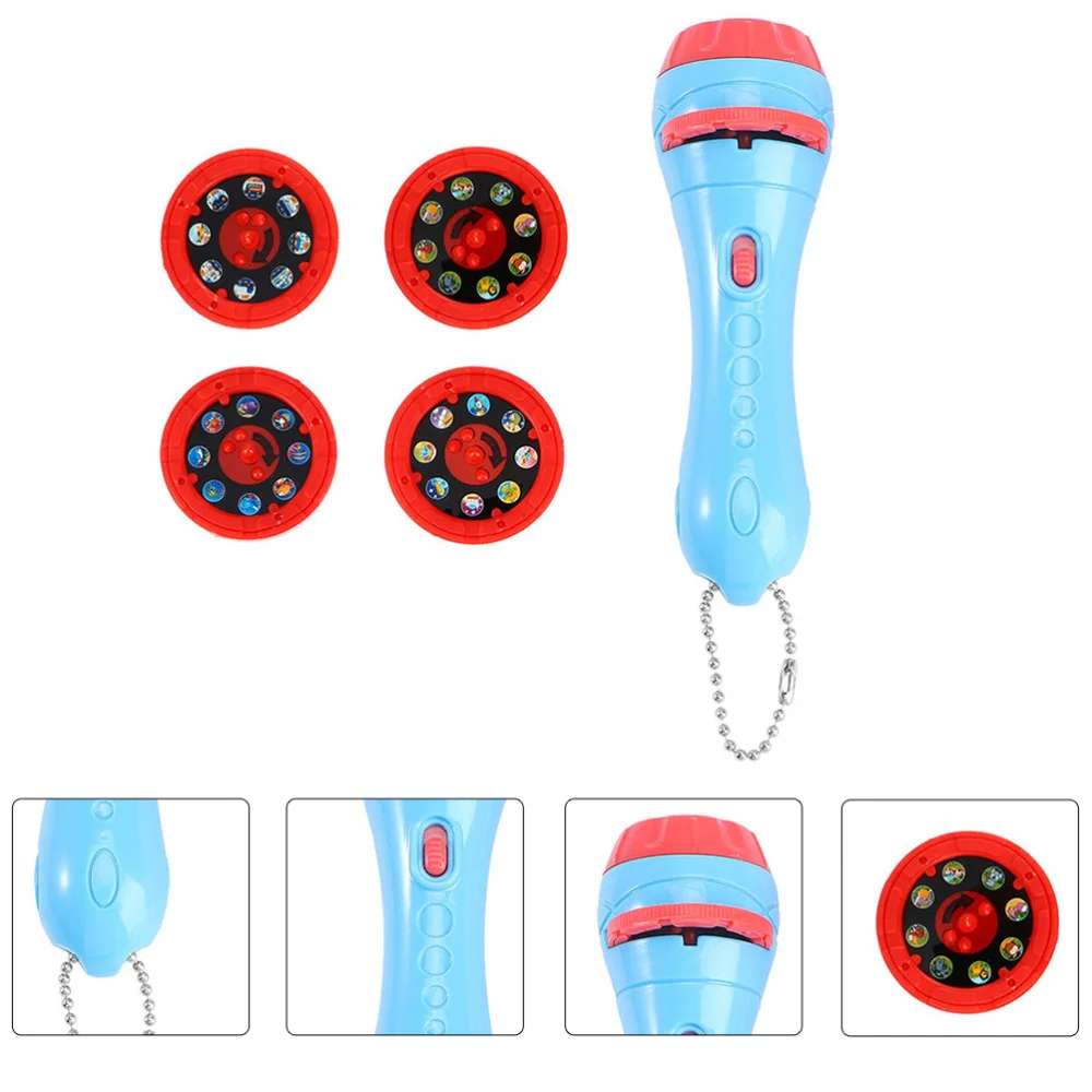 

1 шт. креативный детский ручной проектор с фонариком для раннего обучения