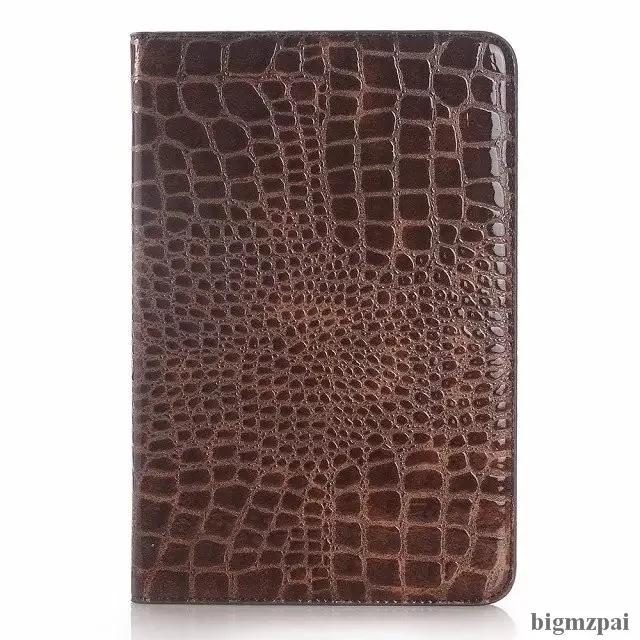 Чехол для планшета для samsung Galaxy Tab S2 9,7 T810 T815 SM-T815 из искусственной кожи с узором «крокодиловая кожа», защитный чехол-книжка с подставкой - Цвет: brown