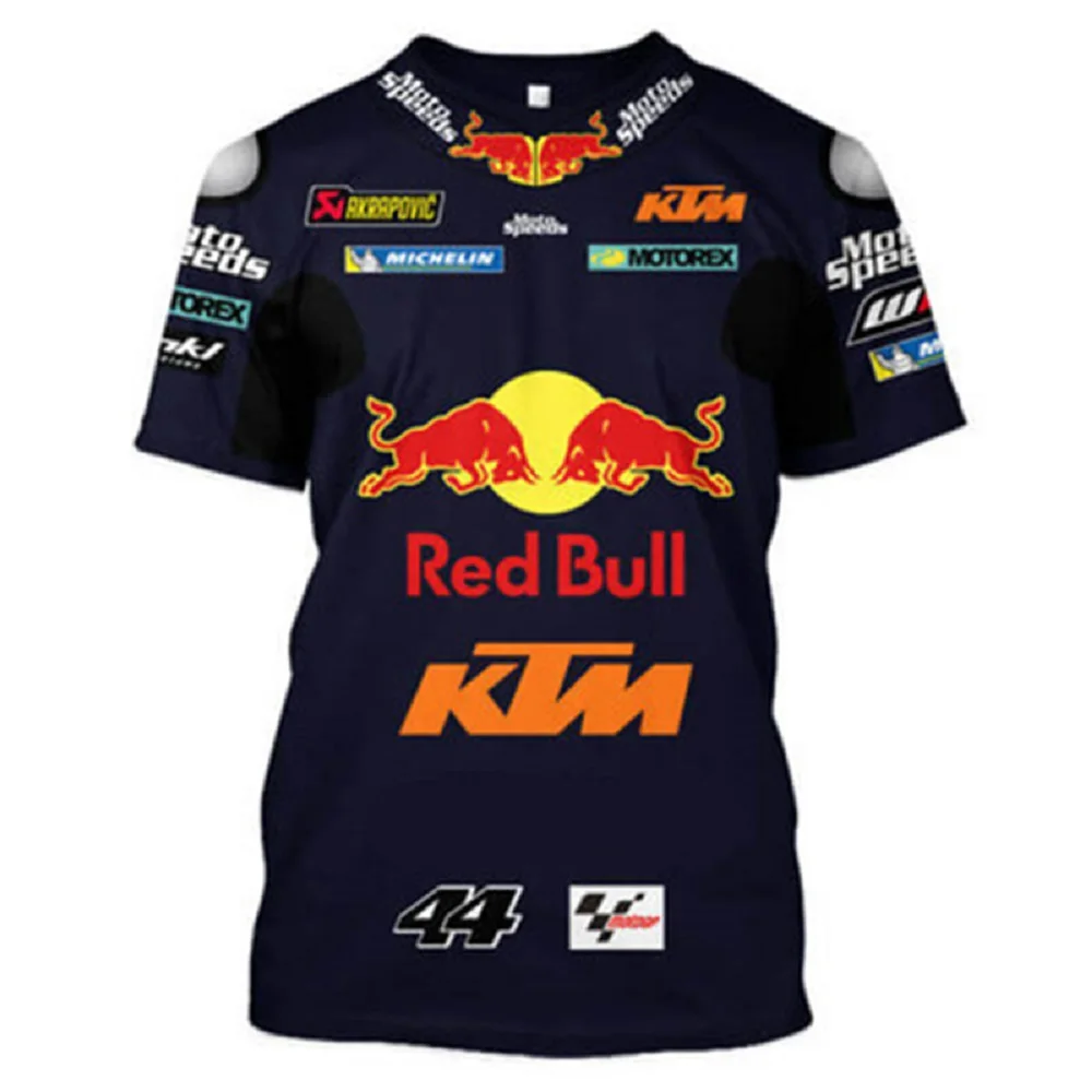 

Men's Riding Harajuku Hip Hop New Summer Men's Short Sleeve T-shirt Casual 3D Printing Rock Punk T-shirt Full Version