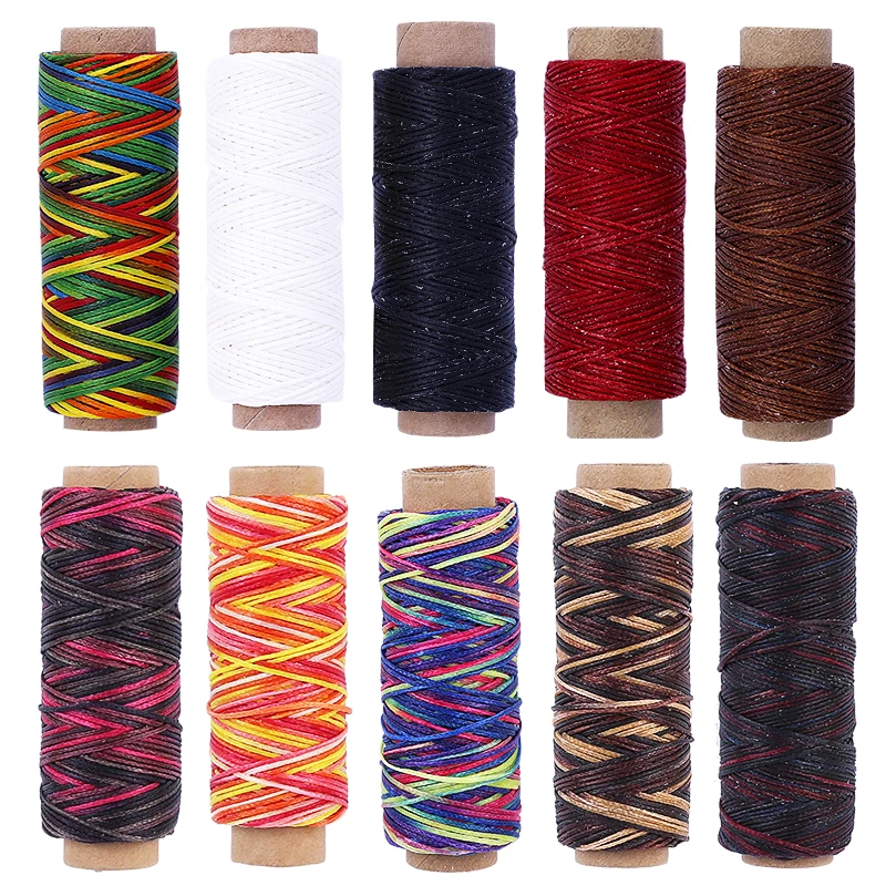 LMDZ 10Colors Leather Waxed Thread Cord String Sewing Hand Wax Stitching DIY For Case Art Crafts Handicraft Tool | Дом и сад