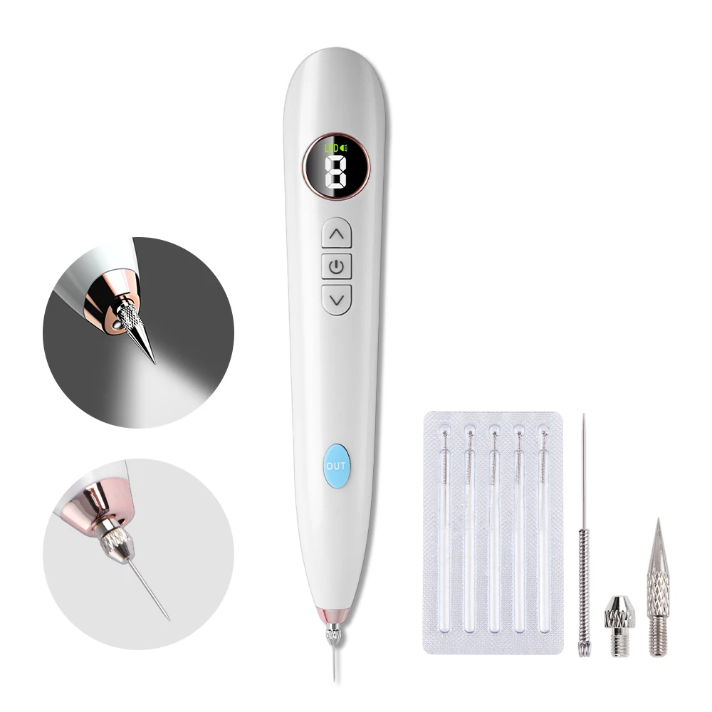 

Лазерная плазменная ручка с ЖК-дисплеем, аппарат для удаления веснушек, родинок, бородавок, татуировок, инструмент для салона красоты