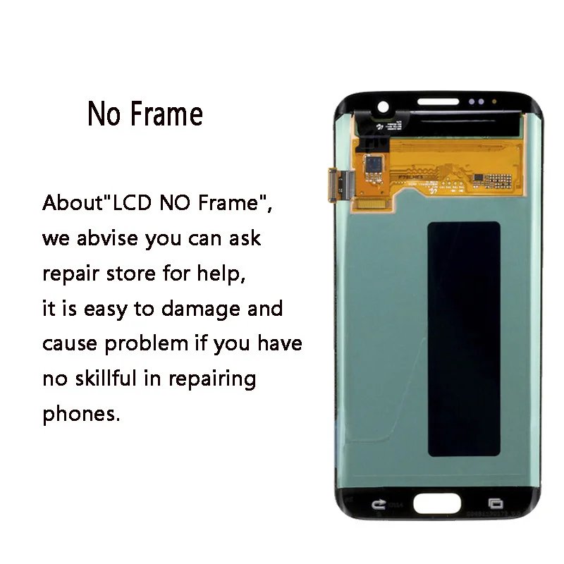 Super AMOLED LCD For Samsung Galaxy S7 Edge G935 G935F SM-G935FD LCD Display Touch Screen Digitizer Assembly With Burn Shadow enlarge