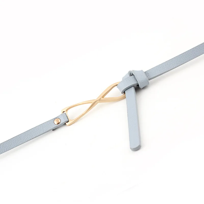 Женский тонкий ремень ярких цветов из искусственной кожи для платья SE51 |