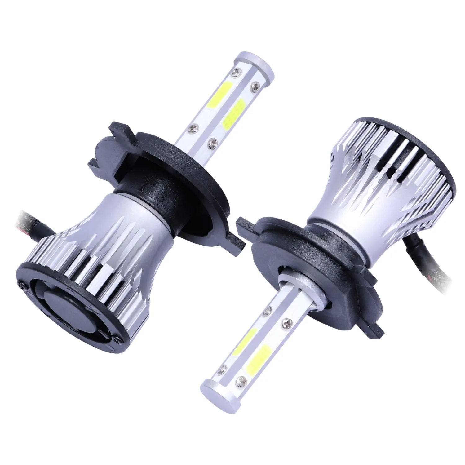 Новинка 4 сторонние Сверхъяркие Автомобильные фары H7 LED H4 H1 H3 H11 9005 HB3 9006 HB4