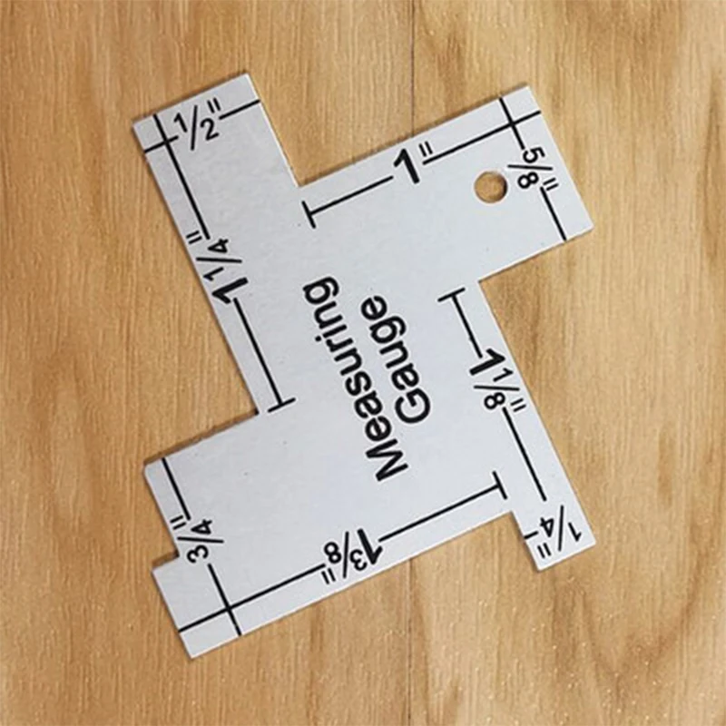 

Precision Seam Measuring Gauge Metal Quilting Ruler Template Sewing Ruler For DIY Sewing Quilting Craft