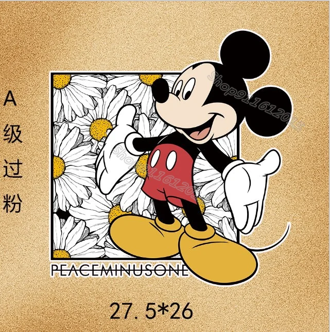 Disney горячая передача патч Микки Маус Стич Дональд Дак железа заплатки для одежды