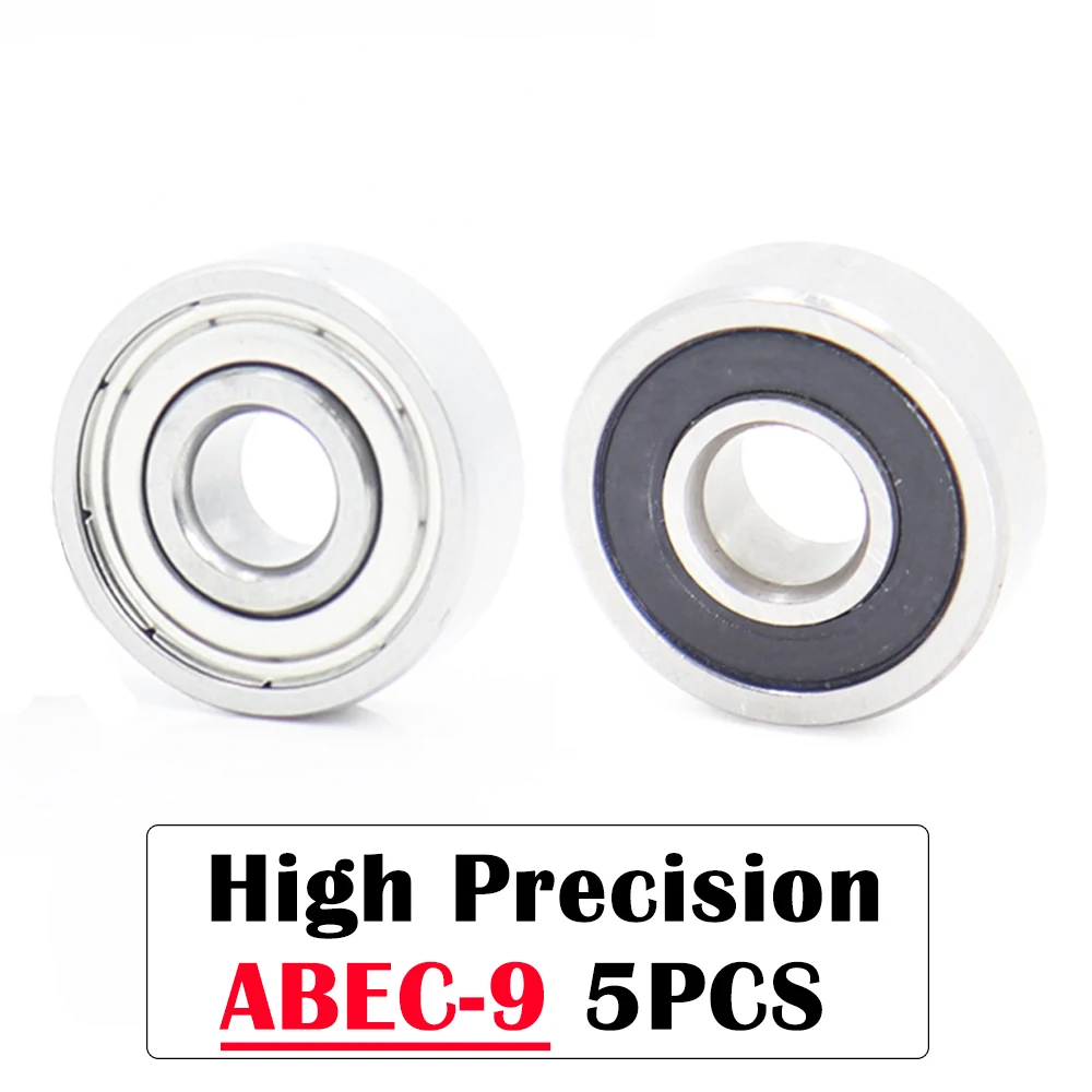 

5PCS 604ZZ/RS Bearing ABEC-9 4x12x4 MM Miniature 604Z 604-2RS Ball Bearings 604 ZZ RS High Quality