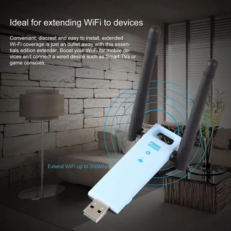 Беспроводной Wi-Fi репитер 300 Мбит/с 2 4 ГГц |