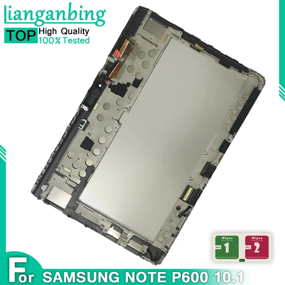 ЖК дисплей с сенсорным экраном и рамкой для Samsung GALAXY Note 10 1 SM P600 P605 дигитайзер