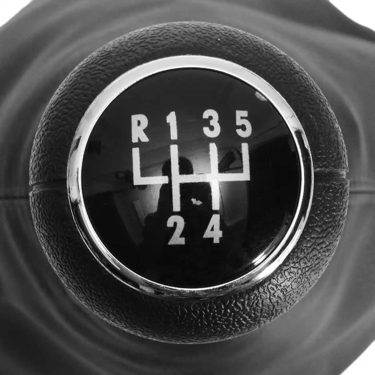 Автомобильная 5-скоростная ручка переключения передач кожаный чехол для